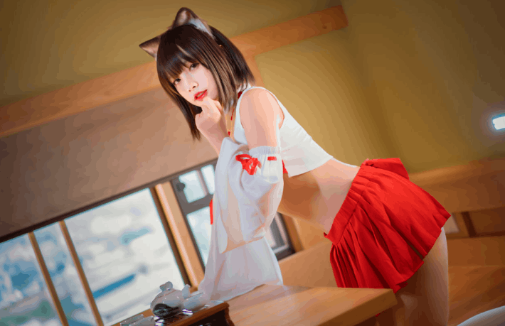 Neko-薇薇的美艳身材和甜美Cos，JK爱好者与洛丽塔爱好者的福利写真集[10套]-WM图库