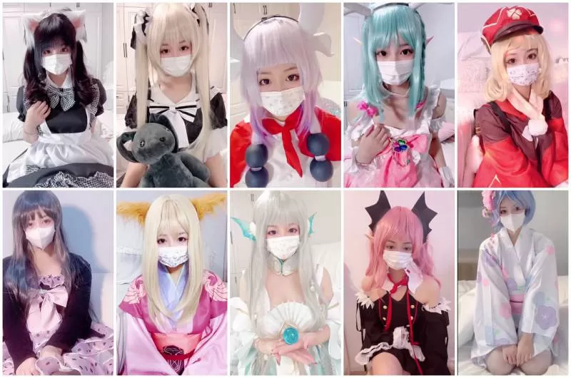 网络红人 小晗喵 COS写真最新合集[36套] 2024年更新中-WM图库