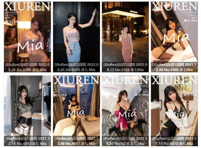 美七Mia写真合集下载&个人资料简介作品整合[持续更新]-WM图库